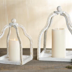 Mud Pie Beaded Lantern (Various Sizes)