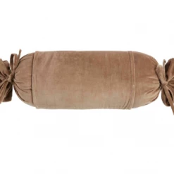 Mud Pie Velvet Bolster Pillows, Various Colors