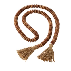 Mud Pie 60" Wood Bead Garland (Various Colors)