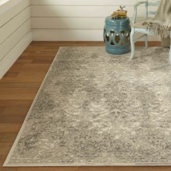 Feizy Prasad, Light Gray (Various Sizes)