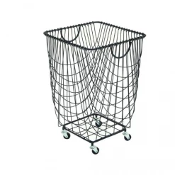 UMA Black Metal Industrial Storage Basket
