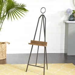 UMA Black Metal Industrial Easel Home Accents
