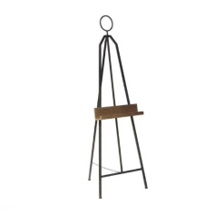 UMA Black Metal Industrial Easel Home Accents