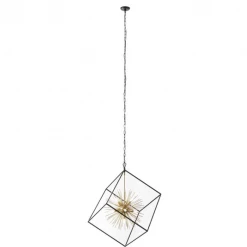 UMA Gold Metal Contemporary Chandelier Chandeliers