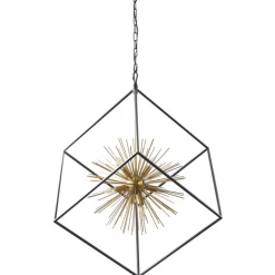 UMA Gold Metal Contemporary Chandelier Chandeliers