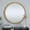 UMA Gold Metal Modern Wall Mirror