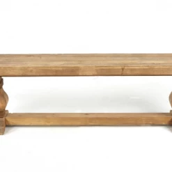 Nest Home Collections Emma Backless Bench, Natural Dining Chairs