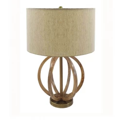 A&B Home Mango Wood Table Lamp