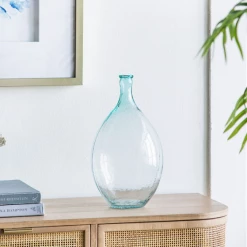 A&B Home Home Accents Bubble Glass Bottle Vase, Tall