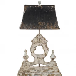 A&B Home Aged Finish Table Lamp