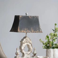 A&B Home Aged Finish Table Lamp