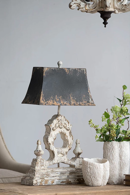 A&B Home Aged Finish Table Lamp 2 A&B Home Aged Finish Table Lamp