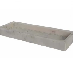 A&B Home Decorative Trays & Risers White Marble Tray