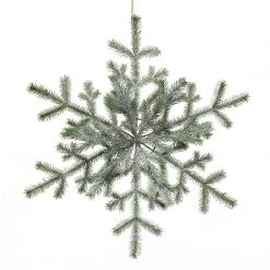 MeraVic Pine Snowflake With Glitter (Various Sizes)