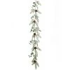 MeraVic 5' Frosted Glittered Pine/Eucalyptus Garland With Pinecones Floral Arrangements