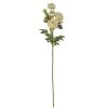 K&K Interiors 26" Ranunculus Spray, White