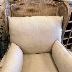 Global Imports Accent Chairs Harlow Cane Wingback Chair