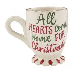 Mud Pie Farm Pedestal Christmas Mug (Various Styles)
