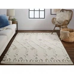 Feizy Anica Rug, Ivory (Various Sizes) Rugs