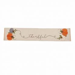 Mud Pie Table Runners Embroidered Pumpkin Table Runner