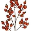 A&B Floral 31" Wild Rose Hip Sray, Orange Fall Florals