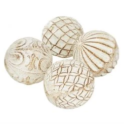 UMA Home Accents Decorative Balls, Set Of 4