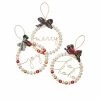 Mud Pie Beaded Sentiment Ornament (Various Styles)