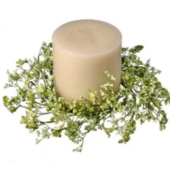 Regency Floral Arrangements Wildflower & Berry Candle Ring, Green