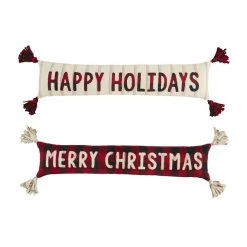 Mud Pie Pillows Buffalo Check Skinny Pillow (Various Styles)