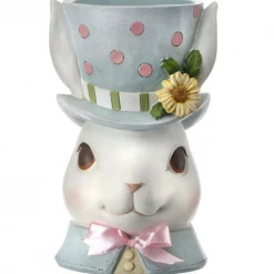 Regency Spring Resin Gentleman Bunny Planter