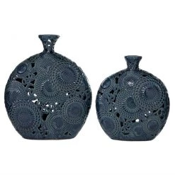 UMA Blue Ceramic Vase (Various Sizes)