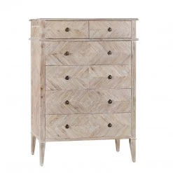 Rockford Wholesale Accent Furniture Manning Tall Chest (Whitewash)