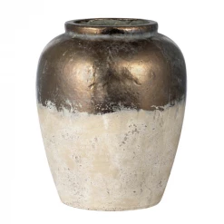 A&B Home Home Accents Neutral Metallic Vase, Tall