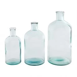 Mud Pie Clear Vase (Various Sizes)