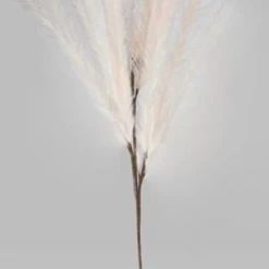 A&B Floral 55" Fabric Pampas Grass Spray (Cream/Pink) Floral Fillers