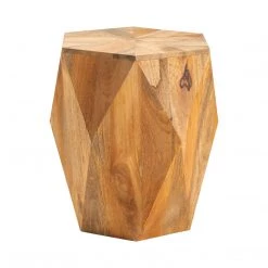 Crestview Coffee Tables Hexagon End Table