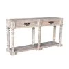 Crestview Abbott Turned Leg Console Consoles, Breakfronts, & Sideboards