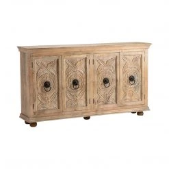 Crestview Consoles, Breakfronts, & Sideboards Carved 4 Door Sideboard