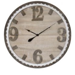 Crestview Ticking Time Rustic Clock