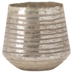 Crestview Mercury Striped Vase (Various Sizes) Vases, Bottles, & Containers