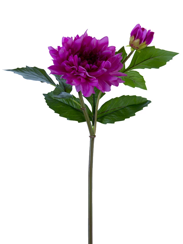 American Best Floral Stems 21" Real Touch Dahlia, Fuchsia 1 American Best Floral Stems 21" Real Touch Dahlia, Fuchsia