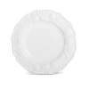 K&K Interiors Fall Kitchen & Dining White Dolomite Dinner Plate With Embossed Pumpkins