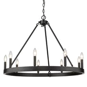 Golden Lighting Chandeliers Alastair Chandelier, Black