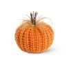 K&K Interiors Crochet Pumpkin, Orange