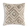 Cloud Nine Cotton Cushion Cover With Hairon Leather Patchwork
