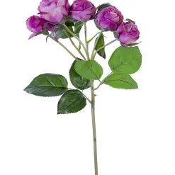 American Best 22" English Rose Buds Stem, Fuchsia