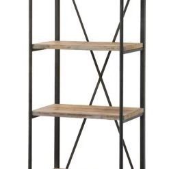 Crestview La Salle Metal & Wood Etagere Accent Furniture