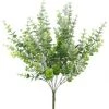 A&B Floral 16.5" Eucalyptus Bush, 2-Tone Green/Powder