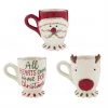 Mud Pie Farm Pedestal Christmas Mug (Various Styles)