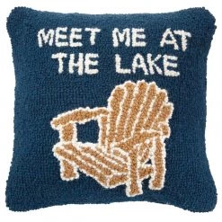 Mud Pie Lake Chair Hook Pillow Pillows